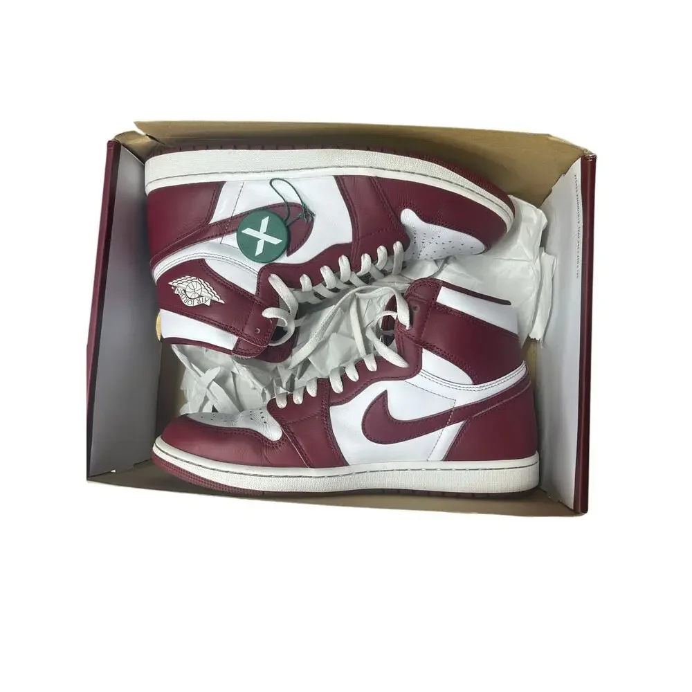 Air Jordan 1 Retro High OG DZ5485 160 White/Team Red Men's Size 11 - EUC